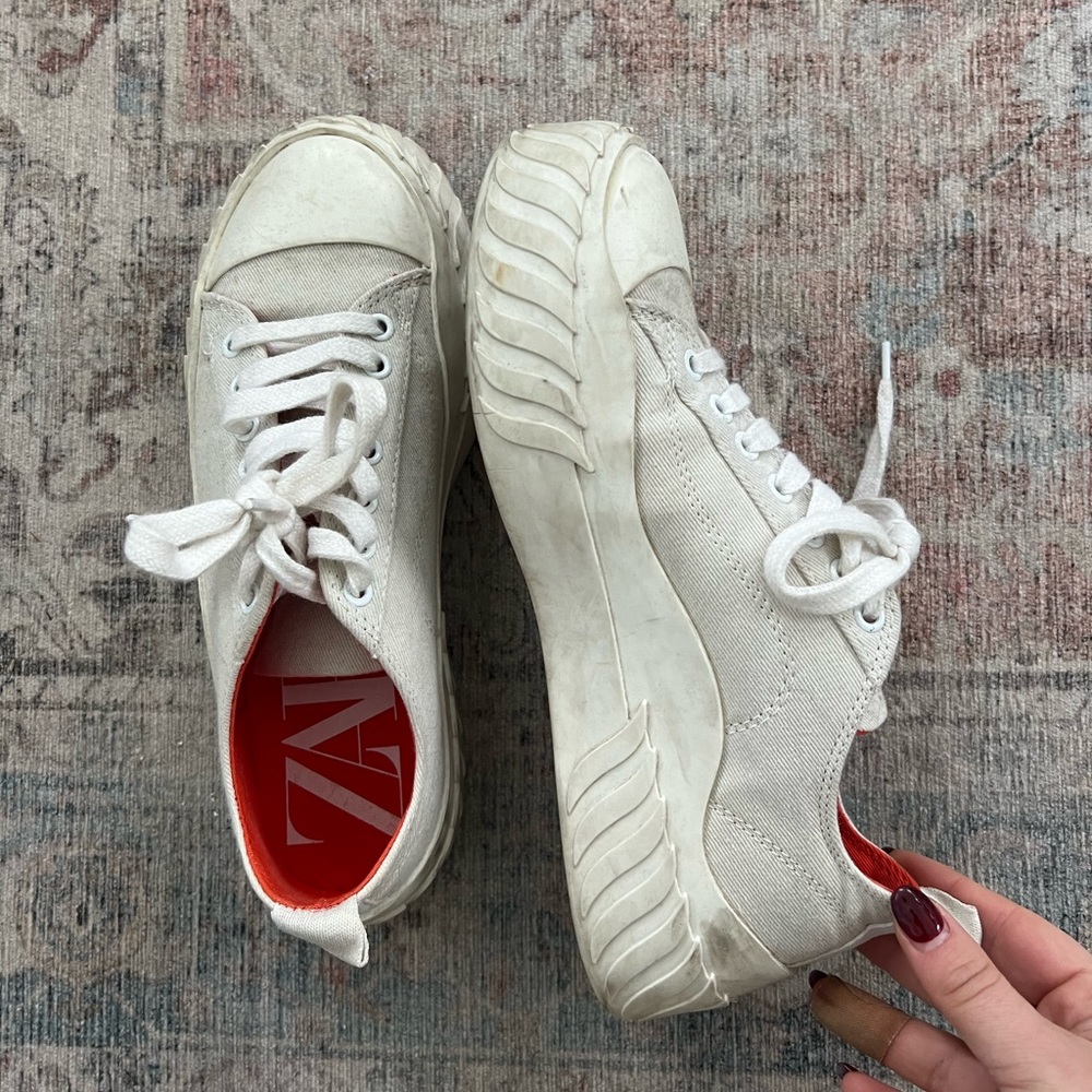 zara platform sneaker